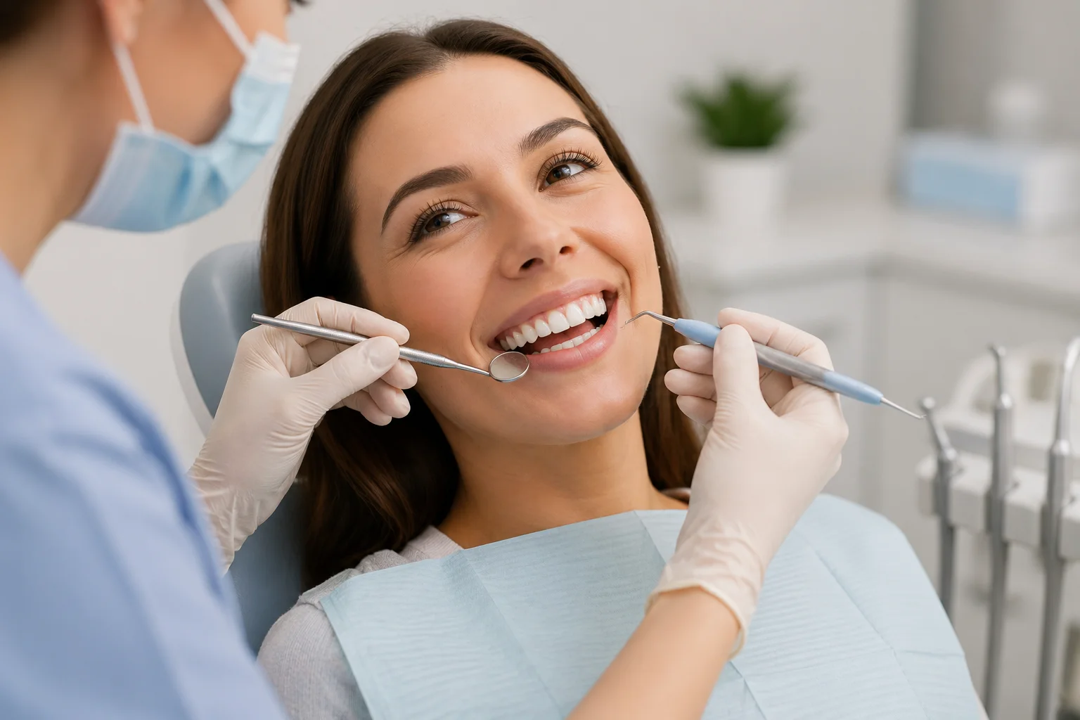 Professional dental cleaning at Advance Dental Care